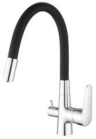 Смеситель для кухни ESKO Coral Хром Черный арт-CL 03 B — фото 2, Смесители для кухни