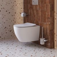 Унитаз подвесной безободковый с сиденьем CEZARES STREAM арт-CZR-2426-TH-TOR/SC — фото 15, Подвесные унитазы