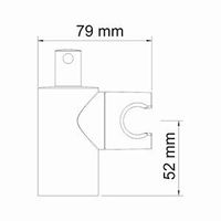 Товар: Настенный держатель лейки арт-A013 - фото 3 Настенный держатель лейки арт-A013 — фото 3, Держатели для душа