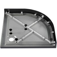 Акриловый поддон для душа Melodia della vita Allegro 80x80 Черный арт-MTYAG8080bk — фото 2, Акриловые душевые поддоны