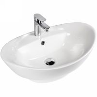 Раковина Bond 59 Белая глянцевая арт-S15-590 — фото 12, Раковины накладные