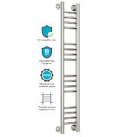 Водяной полотенцесушитель Сунержа Богема прямая 1000х150 Хром арт-00-0220-1015 — фото 3, Водяные полотенцесушители