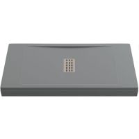 Душевой поддон из искусственного камня Creto Etna 140x90 Серый арт-2-0018 — фото 1, Душевые поддоны из искусственного камня