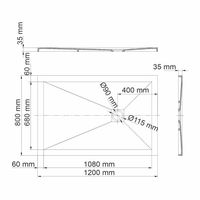 Товар: Aller Душевой поддон арт-10T06 - фото 3 Aller Душевой поддон арт-10T06 — фото 3, Душевые поддоны из искусственного камня