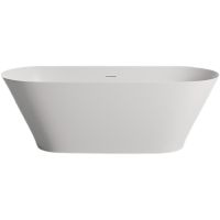 Ванна из искусственного камня Salini Mona 180х80 Белая матовая арт-102921M — фото 4, Ванны из искусственного камня