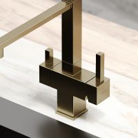 Товар: Смеситель для кухни Sancos Moro Золото брашированное Черный арт-SC4006BG - фото 7 Смеситель для кухни Sancos Moro Золото брашированное Черный арт-SC4006BG — фото 7, Смесители для кухни