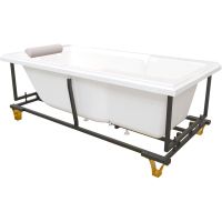 Акриловая ванна Radomir Fra Grande Руссильон 180x90 Золото без гидромассажа арт-4-01-3-0-1-424 — фото 4, Акриловые ванны