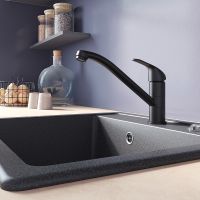 Смеситель для кухни Milardo Meal Черный матовый арт-M02BLR0M05 — фото 3, Смесители для кухни