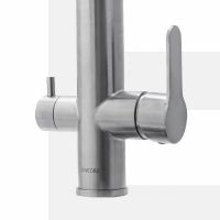 Смеситель для кухни Swedbe Selene Plus Нержавеющая сталь Черный арт-8440 — фото 11, Смесители для кухни