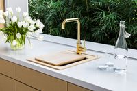 Мойка для кухни ALVEUS GRANITAL ATROX 10 TERRA - G22 400 X 500 1X в комплекте с сифоном 1132823, арт-1139768.0 — фото 1, Кухонные мойки