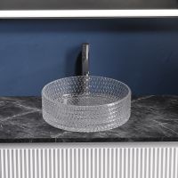 Раковина-чаша Ceramicanova Cristal 36 Прозрачная арт-CN6062 — фото 8, Раковины накладные