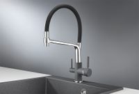 Granula- (ЧЁРНО-СЕРЫЙ), СМЕСИТЕЛЬ КУХОННЫЙ арт-0083, ГРАФИТ — фото 1, Смесители для кухни