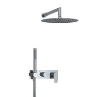 Встраиваемый комплект для ванны с верхней насадкой, лейкой арт-A16116 — фото 3, Встраиваемые душевые комплекты