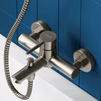 Смеситель для ванны Dorff Logic Нержавеющая сталь арт-D3010000SS — фото 7, Смеситель для ванны