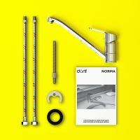 Товар: Смеситель для кухни Dorff Norma Хром арт-D1012000 - фото 3 Смеситель для кухни Dorff Norma Хром арт-D1012000 — фото 3, Смесители для кухни