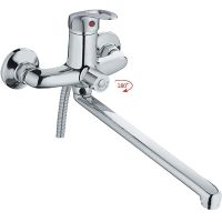 Товар: Смеситель для ванны Haiba универсальный Хром арт-HB2215 - фото 3 Смеситель для ванны Haiba универсальный Хром арт-HB2215 — фото 3, Смеситель для ванны