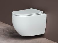 Унитаз Ceramicanova Mia Rimless подвесной с сиденьем Микролифт арт-CN1805 — фото 9, Подвесные унитазы