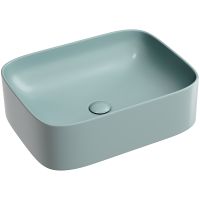 Раковина-чаша Ceramicanova Element 51 Зеленая матовая арт-CN6052MLG — фото 1, Раковины накладные