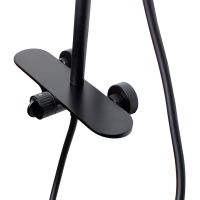 Душевая система Bronze de Luxe Icon Черная матовая арт-80112CB — фото 3, Душевые стойки