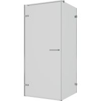 Душевой уголок Ambassador Abner 100х100 профиль Хром стекло прозрачное арт-10011102L — фото 2, Квадратные душевые уголки