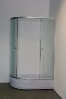 Душевой уголок Parly 120x80 R ZFM1201R профиль Хром матовый стекло матовое арт-9213 — фото 2, Асимметричные душевые уголки