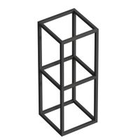 Металлическая двухъярусная сварная подвесная полка CEZARES арт-CADRO-30/30/80-2C-SO-MET-ST — фото 1, Комплектующие для мебели в ванной