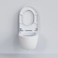 Унитаз Ambassador Abner подвесной Белый глянцевый без сиденья арт-103T20001R — фото 4, Подвесные унитазы