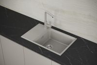 Мойка кухонная Point Этна 78 серый арт-PN3012AL — фото 5, Кухонные мойки