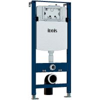 Комплект унитаза с инсталляцией Iddis Basic с сиденьем Микролифт и клавишей смыва Хром арт-BASC010i73 — фото 2, Комплекты унитаз + инсталляция