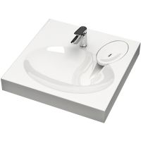 Раковина Maretti Eleganza 60 на стиральную машину Белая арт-EN13SM69-844 — фото 2, Раковины на стиральную машину