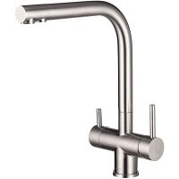 Смеситель для кухни Swedbe Selene Plus Нержавеющая сталь арт-8144 — фото 1, Смесители для кухни