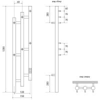 Товар: Электрический полотенцесушитель Melodia della vita Blues Cascade Electro 120х15 П3 Гра арт-MTRBCF12015gt - фото 2 Электрический полотенцесушитель Melodia della vita Blues Cascade Electro 120х15 П3 Гра арт-MTRBCF12015gt — фото 2, Электрические полотенцесушители