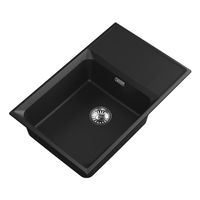 Мойка кухонная Point Этна 78 черный арт-PN3012B — фото 3, Кухонные мойки
