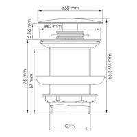 Товар: Донный клапан арт-A247 - фото 2 Донный клапан арт-A247 — фото 2, Донные клапаны