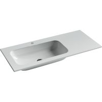 Раковина накладная Grace прямоугольная 1010*457*137мм, чаша слева, с отверстием под смеситель, цвет  арт-CN7014 — фото 1, Раковины встраиваемые сверху