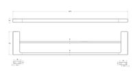 Товар: Полотенцедержатель двойной CEZARES арт-SLIDER-THD-60-IN - фото 2 Полотенцедержатель двойной CEZARES арт-SLIDER-THD-60-IN — фото 2, Полотенцедержатели