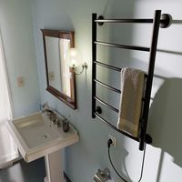 Электрический полотенцесушитель Маргроид Вид 4 800x500 правый Черный матовый арт-04-8050-1049-9005R — фото 4, Электрические полотенцесушители