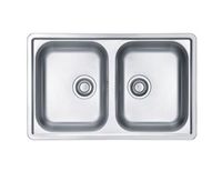 Мойка для кухни LINE 90 NAT-60 790X500 в компл. с сифоном 1011642 арт-1065687.0 — фото 1, Кухонные мойки