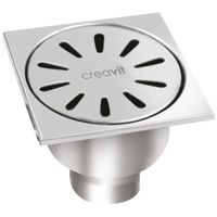 Товар: Трап для душа Creavit с вертикальным выпуском арт-FS156A - фото 1 Трап для душа Creavit с вертикальным выпуском арт-FS156A — фото 1, Трапы для душа