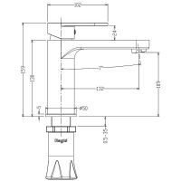 Смеситель для раковины Raglo Хром арт-R50.10 — фото 12, Смесители для раковины