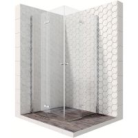 Душевой уголок Ambassador Nord 100х100 профиль Хром стекло прозрачное арт-13011109 — фото 1, Квадратные душевые уголки