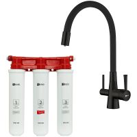 Смеситель для кухни Lemark Comfort Черный матовый арт-LM3075BL085 — фото 1, Смесители для кухни