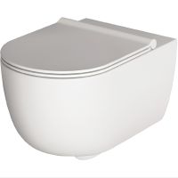 Унитаз Alice Unica подвесной Белый глянцевый без сиденья арт-32240101 — фото 1, Подвесные унитазы