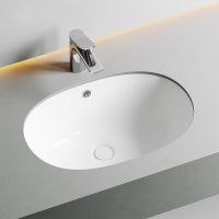 Раковина Ceramicanova Element 57 Белая арт-CN6044 — фото 5, Раковины встраиваемые снизу