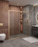 Душевая дверь CEZARES арт-MOLVENO-BF-2-170-C-BORO-IV — фото 1, Раздвижные душевые двери