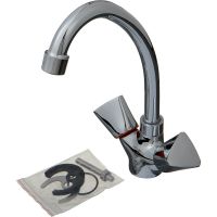 Смеситель для кухни Melodia della vita Dinatro Rus Хром арт-MDV40105R — фото 5, Смесители для кухни