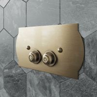 Клавиша смыва TW Бронза арт-TW300.2br — фото 2, Кнопки смыва