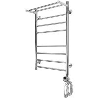 Электрический полотенцесушитель Domoterm Медея сп П8 500x800 ER с полкой Хром арт-МедеяспП8500x800ER — фото 4, Электрические полотенцесушители