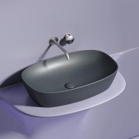 Раковина-чаша Ceramicanova Element 60 Темный антрацит матовый арт-CN6049MDH — фото 3, Раковины накладные