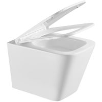 Унитаз Lemark Florex подвесной Белый глянец с сиденьем Микролифт арт-9614001 — фото 14, Подвесные унитазы